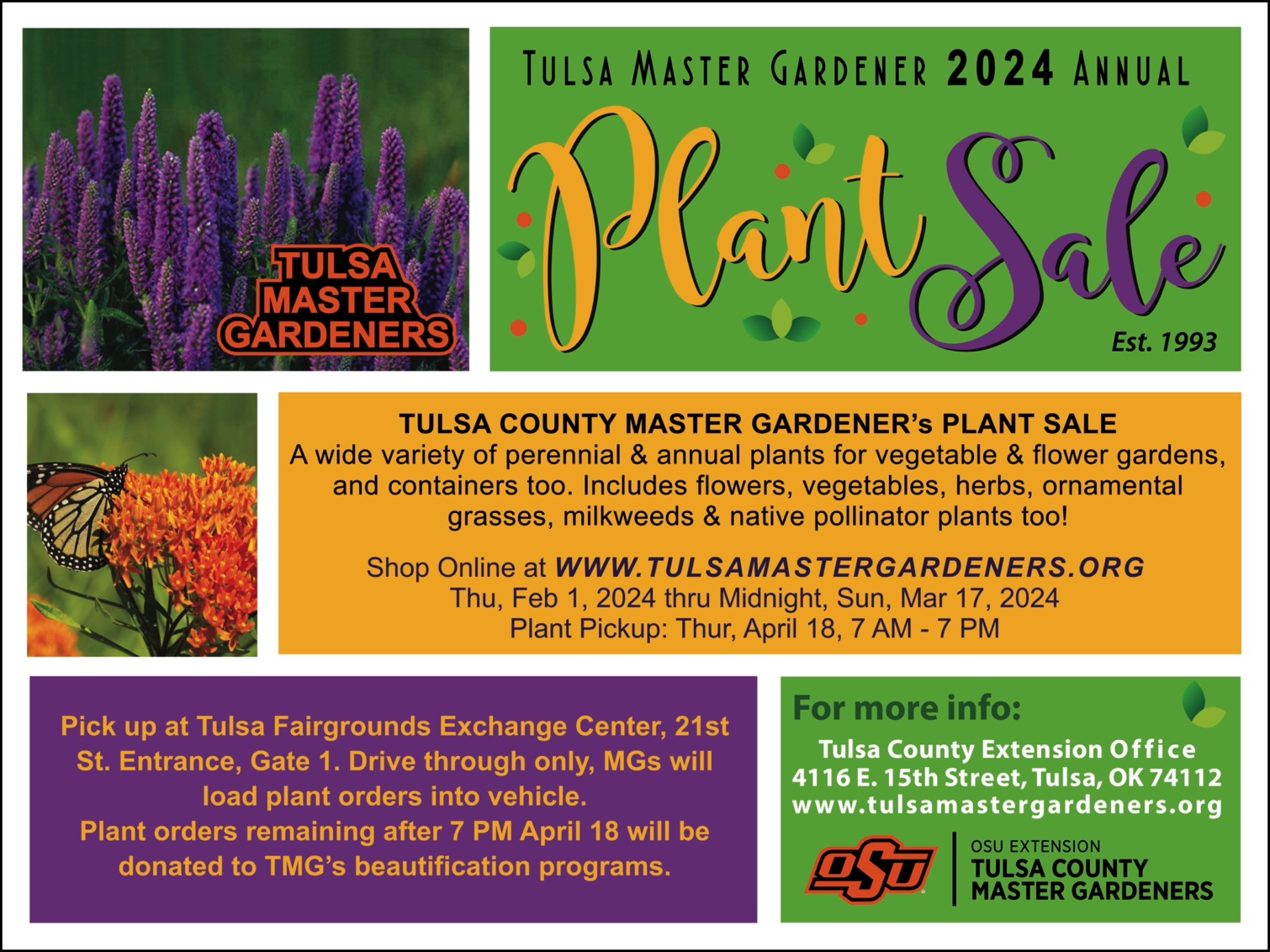 Master Gardener Plant Sale